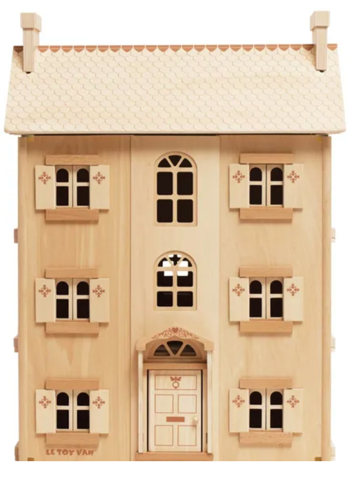 The Grand Natural Wood Doll House