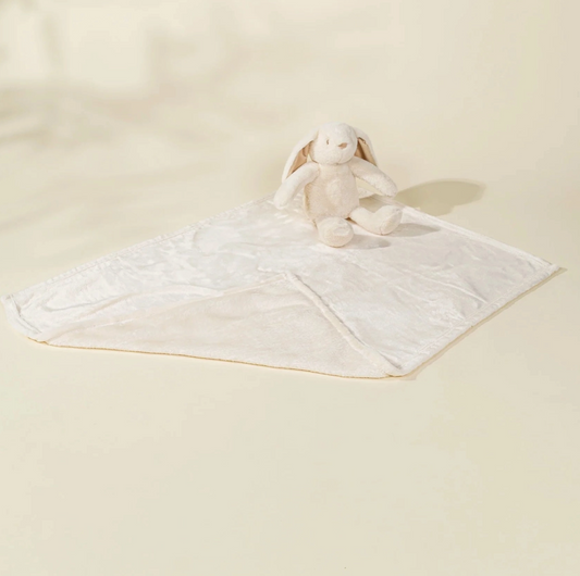 Rabbit Plush Toy Snuggling Blanket