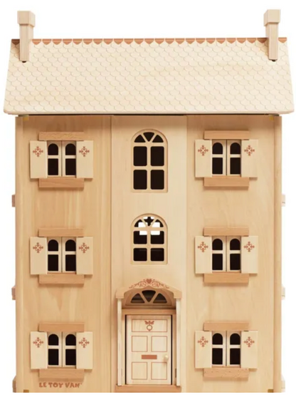 The Grand Natural Wood Doll House