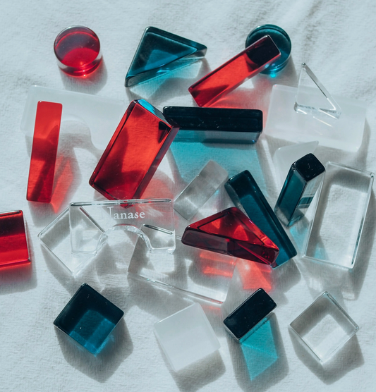 Educational Kids Building Toys Acrylic Blocks 26pcs French