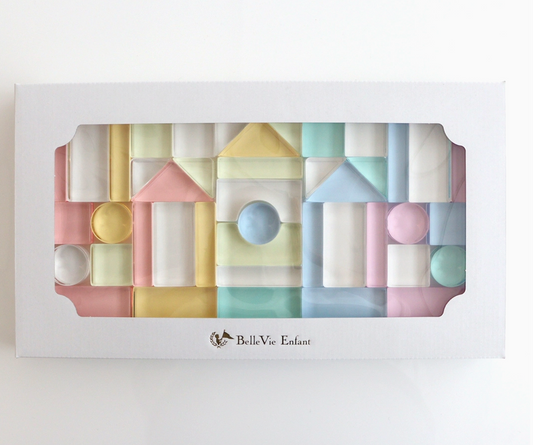 Educational Kids Building Toys Acrylic Blocks 43pcs