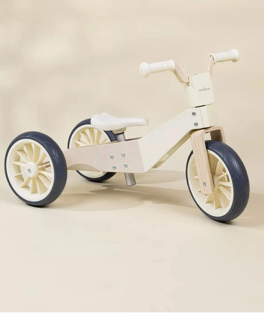 Wooden Balance Bike 3-in-1 - Foam