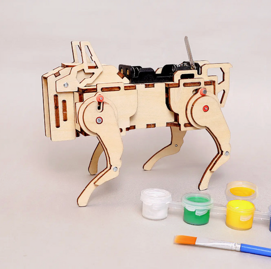 Robot Dog Stem Kit – Sound-Activated Diy Toy
