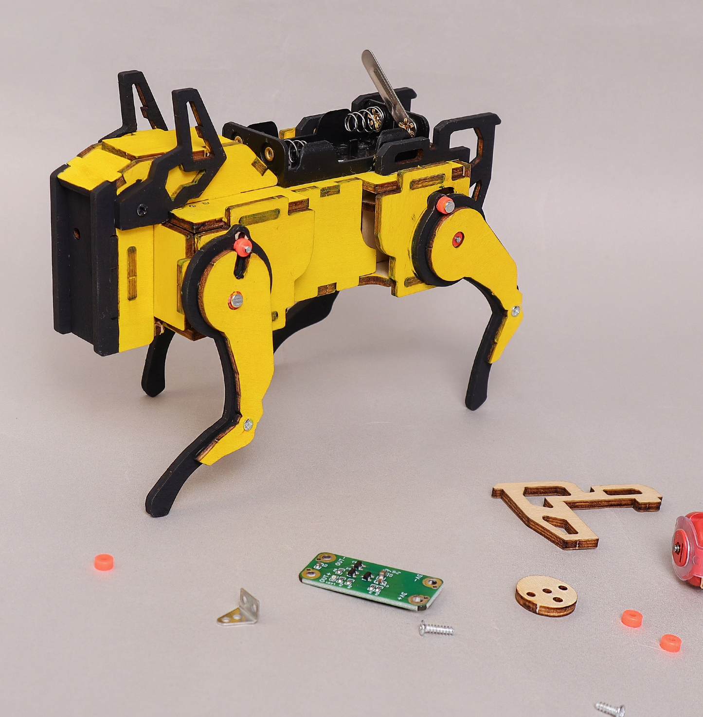 Robot Dog Stem Kit – Sound-Activated Diy Toy