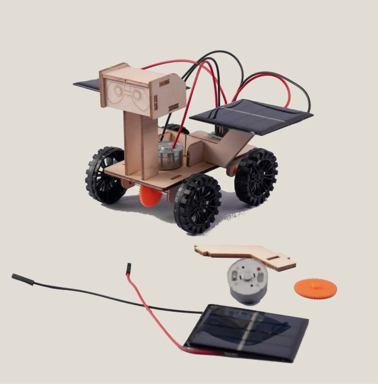 Solar Powered Mars Exploration Rover Diy Kit, Stem Toy