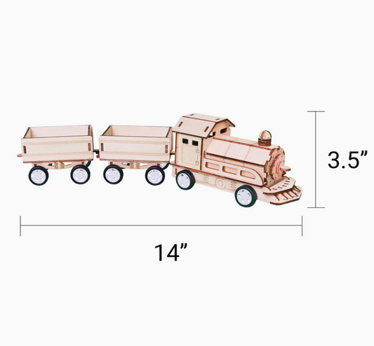 Train Diy Kit, Educational Stem Toy For Kids, Craft Kit