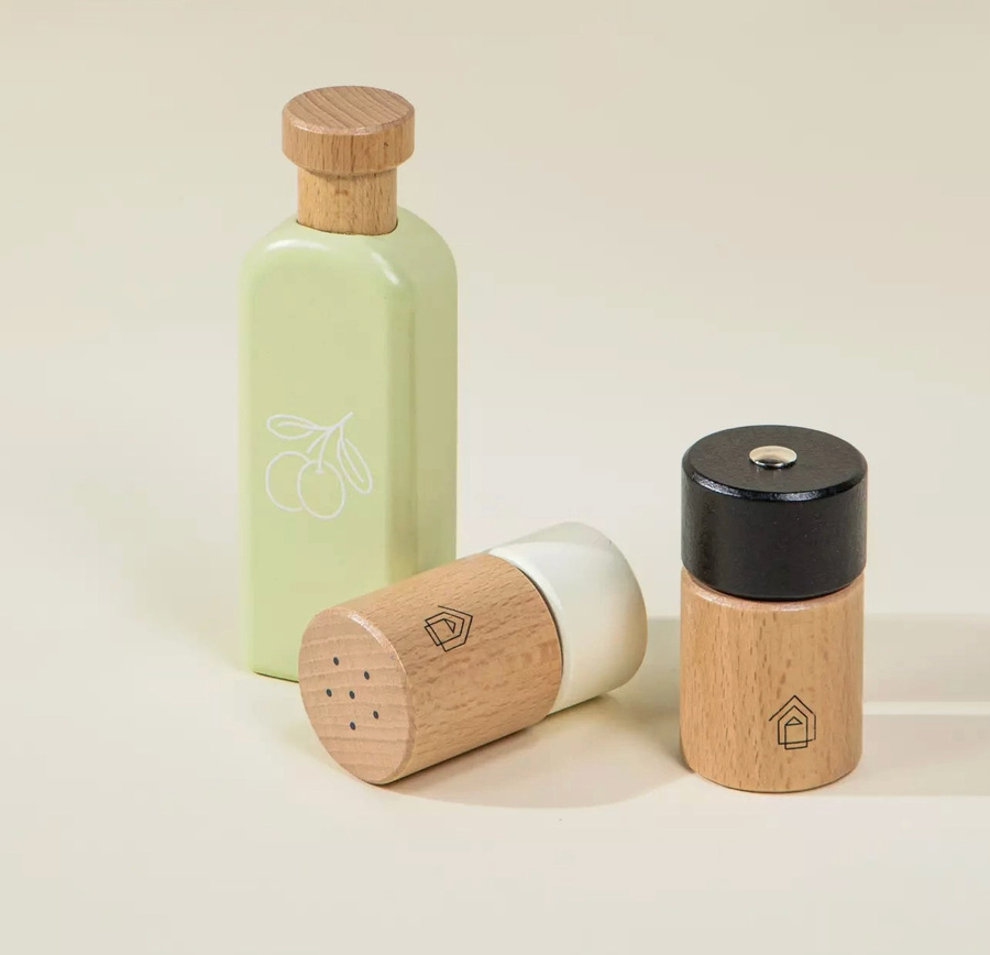 Wooden Salad Playset