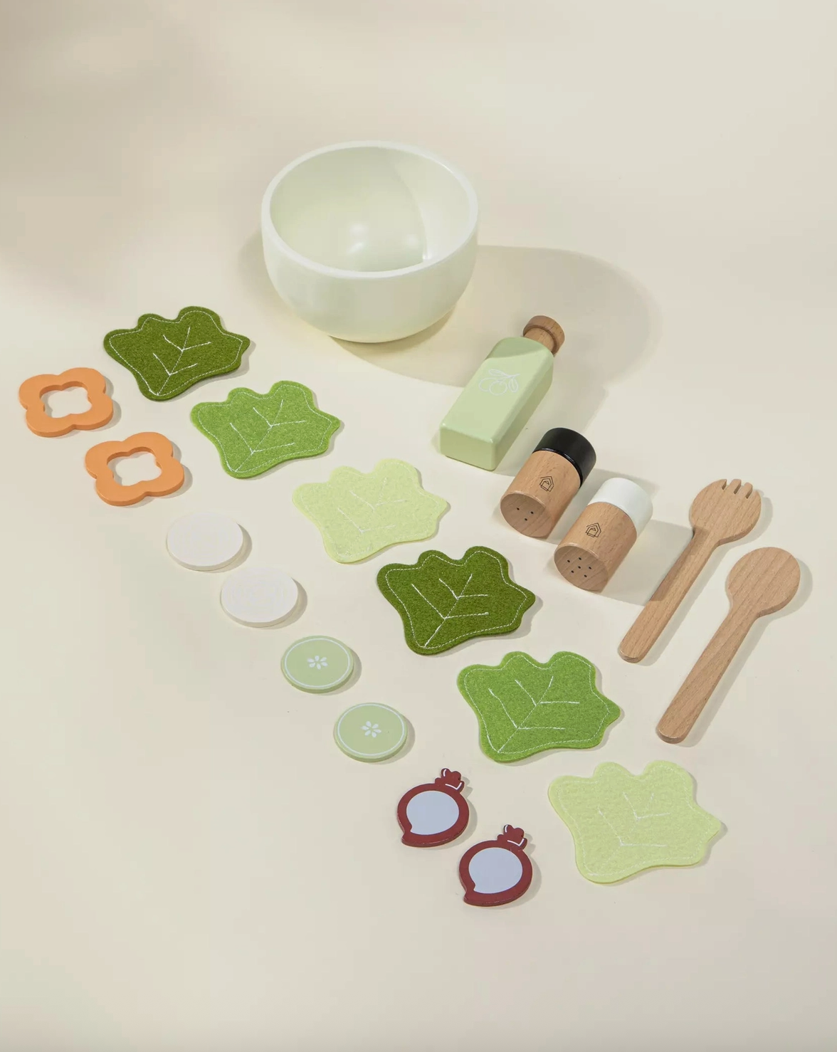 Wooden Salad Playset