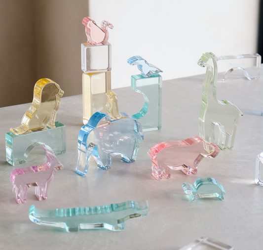 Acrylic Stacking Animal Educational Kids Toy