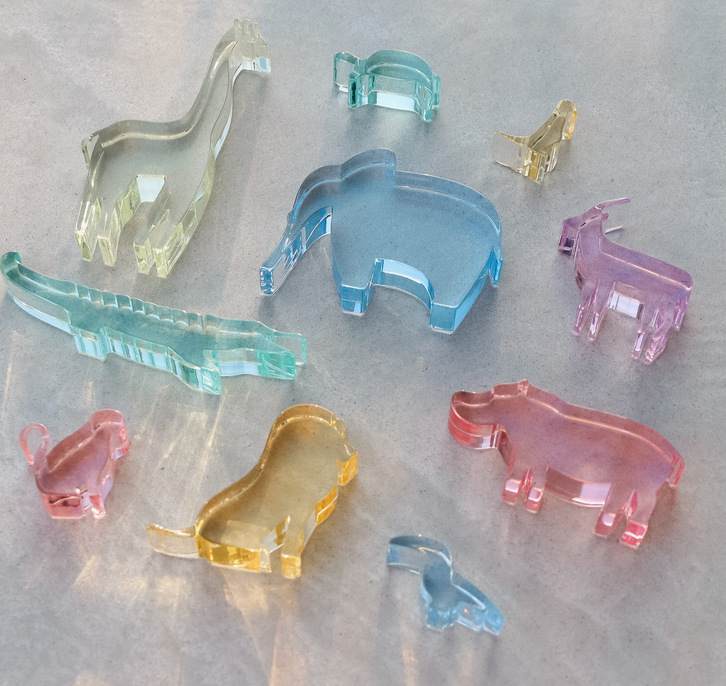 Acrylic Stacking Animal Educational Kids Toy